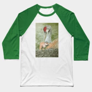 Sandhill crane newcomer Baseball T-Shirt